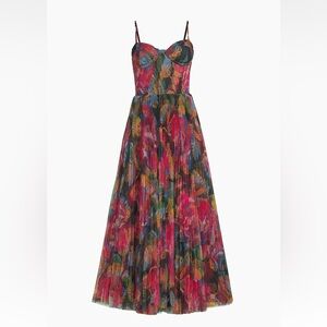 Hutch - Brianna pleated floral gown